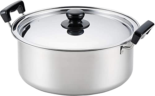 サイズ：28cm ヨシカワ 日本製 両手鍋 28cm ステンレス 煮もの鍋 満菜 SH9863 シル