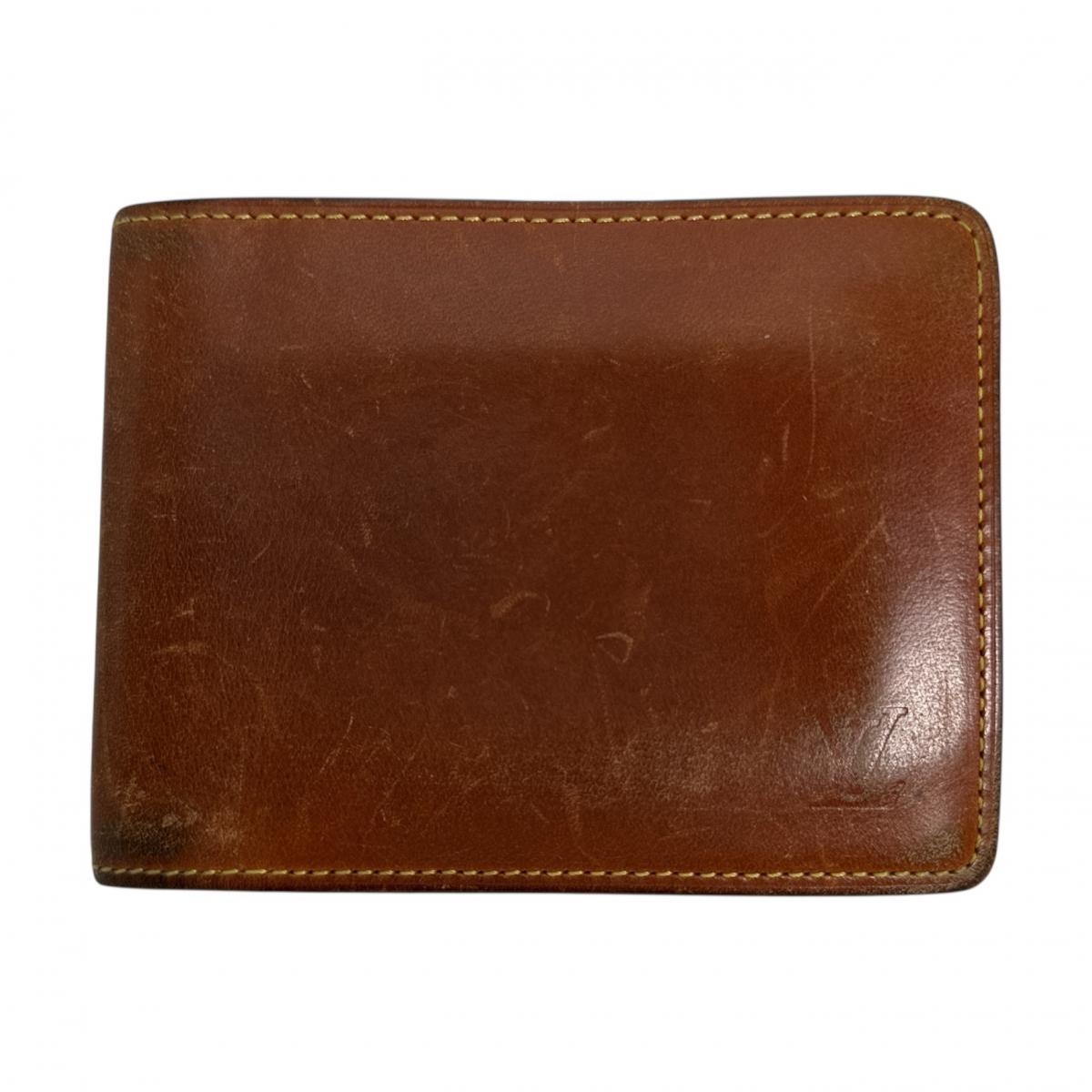 M85015 ノマド ポルトビエ6カルトクレディ 2つ折り財布 ブラウン