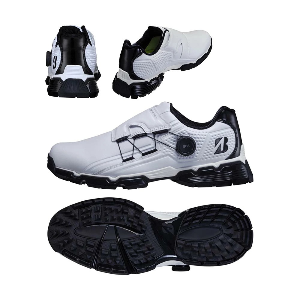 ゼロ・スパイク バイターツアー Boa スパイクレスシューズ SH2401 （WK）ホワイト/ブラック 2024