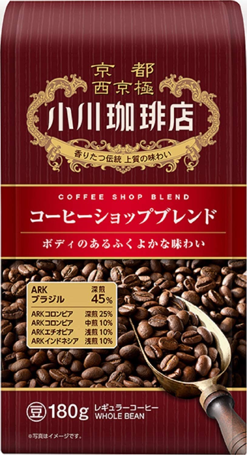 2年保証』 小川珈琲店 コーヒーショップブレンド 豆 180g インスタントコーヒー - flaviogimenis.com.br