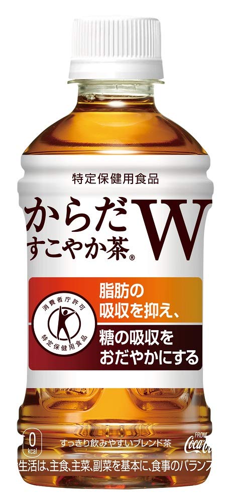 トクホ 特保 コカコーラ からだすこやか茶W 350mlPET24本2ケース 6,705円