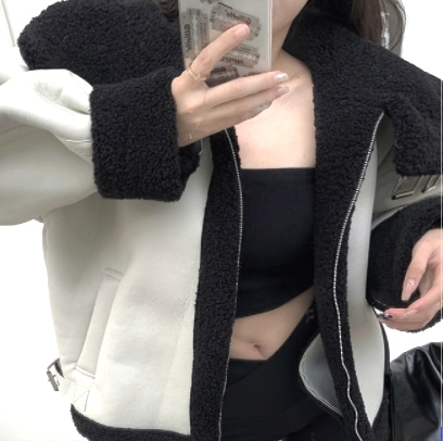 カッコイイ ジャケット 黒 ブラック 白 ホワイト技あり アウター レギュラー丈 袖あり 長袖