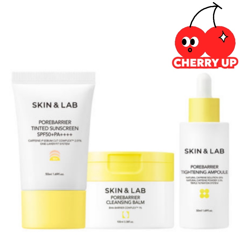 【特別セット】 1+1+1 ポアバリア クレンジングバーム 100ml + アンプル 50ml + ティンテッドサンスクリーン 50ml［SPF50+ PA++++］3点セット毛穴ケア