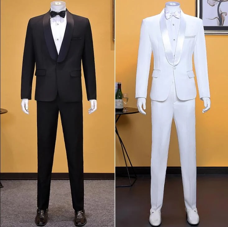 限定SALE!タキシードスーツ メンズ 4点セット 結婚式 パーティ パーティー タキシード 演出 現代劇 演奏会 発表会 成人式 S M L XL 2XL 3XL 4XL ジャケット/ズボン/蝶ネク