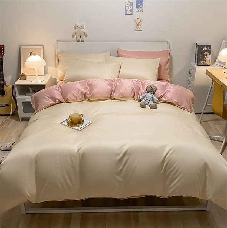 早い者勝ち 3点セット ベッド装着 4点セット 感 シーツ 掛け布団カバー ベッドン