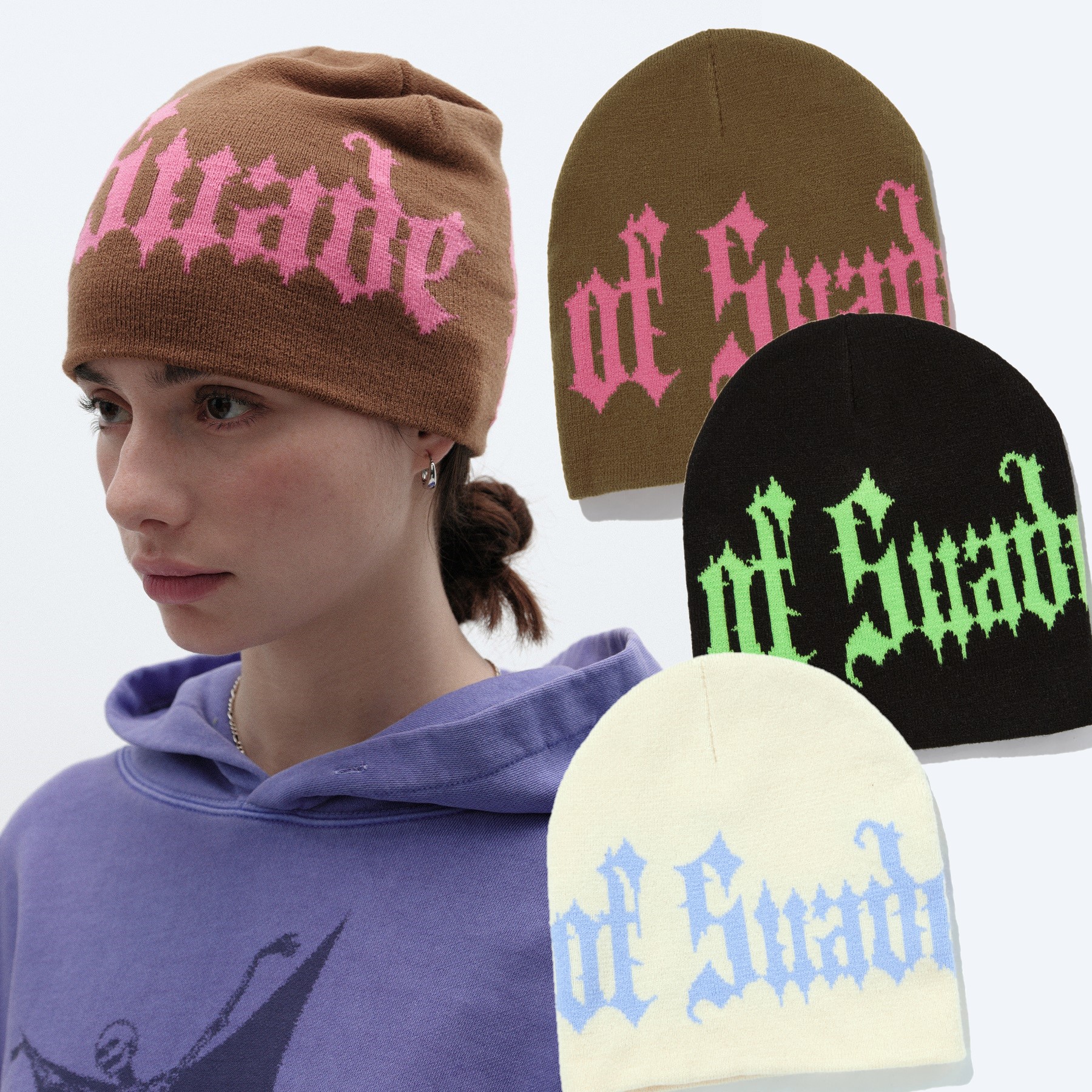 [SUADE] [韓国人気] H.O.S BEANIE 3色