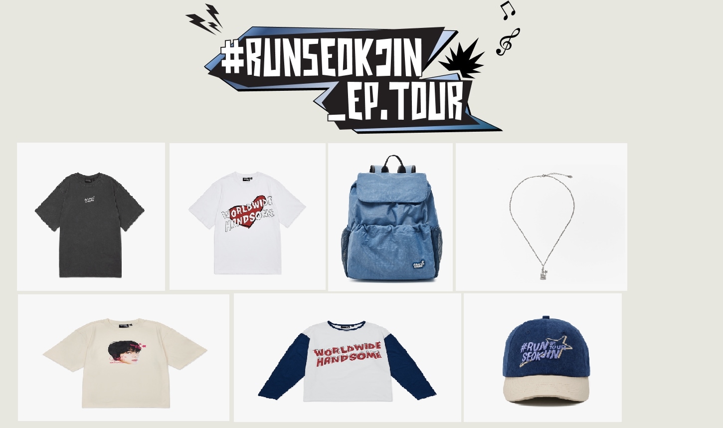 2025 ゲーム・おもちゃ・グッズ 完売品☆公式 RUNSEOKJIN ツアー