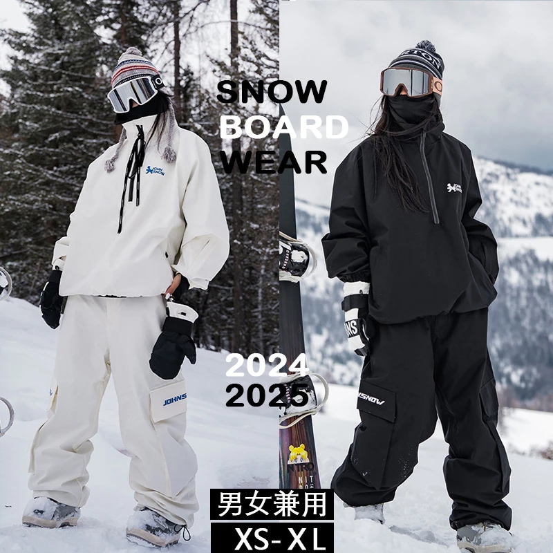 スノーボードウェア 2024 2025 上下セット レディース メンズ ジャケット アウター パンツ セットアップ