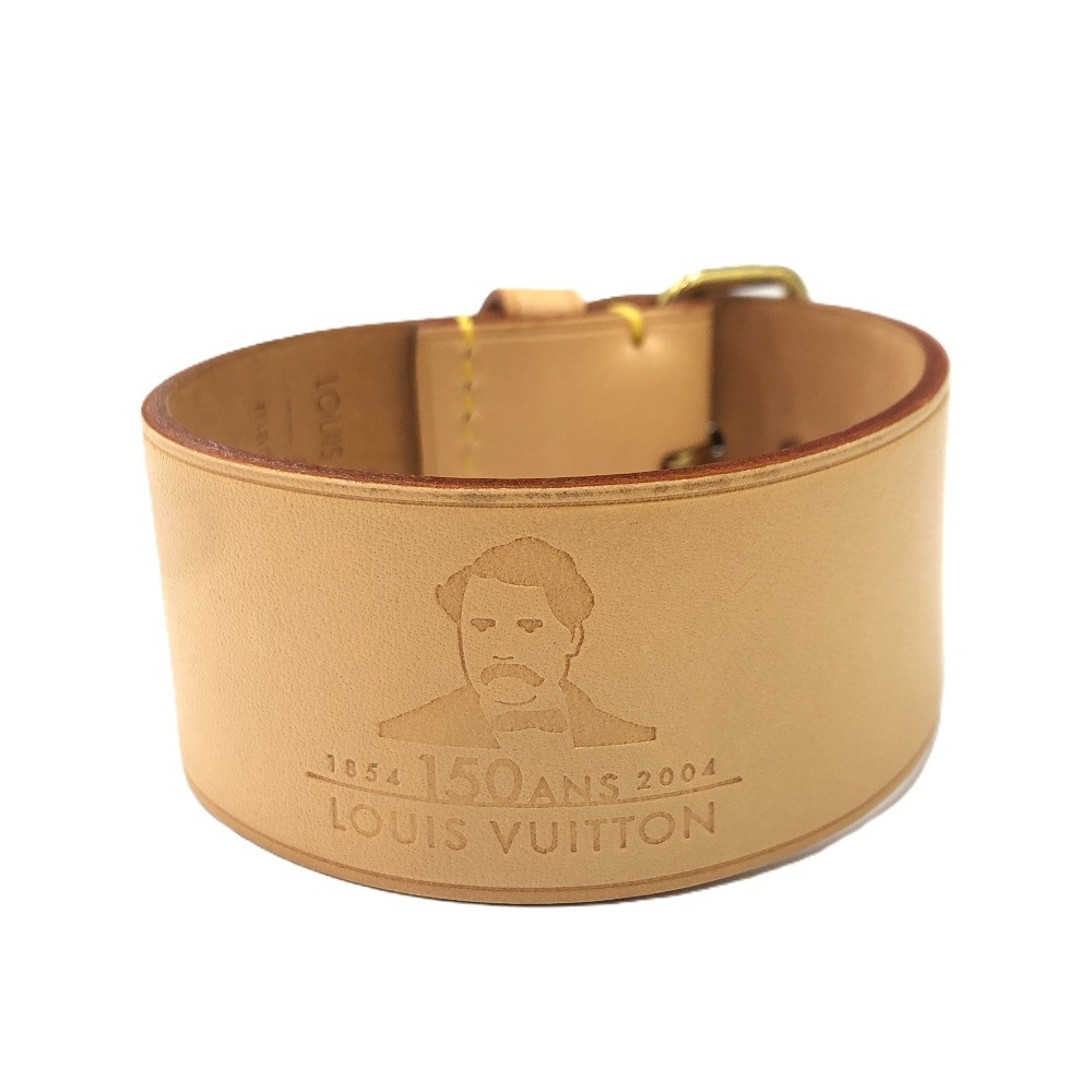 ブレスレット TOKYO 2004 創立150周年 ヌメ革 ブレスレット アクセサリー ヌメ革 ベージュ