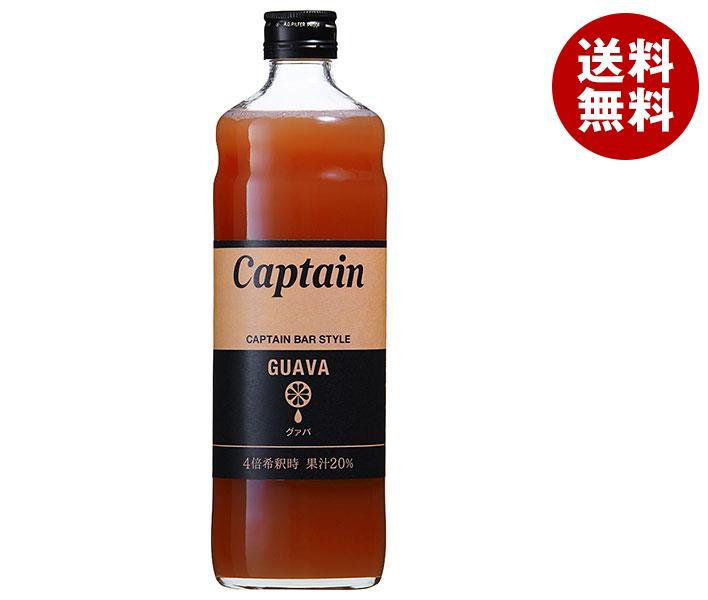 中村商店 キャプテン グァバ 600ml瓶×12本入×(2ケース)