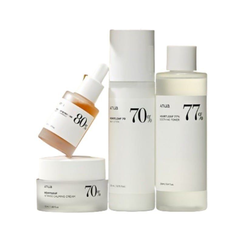 [セット]ドクダミ しっとり 4 STEPセット/ドクダミ(化粧水＋美容液＋乳液＋クリーム)