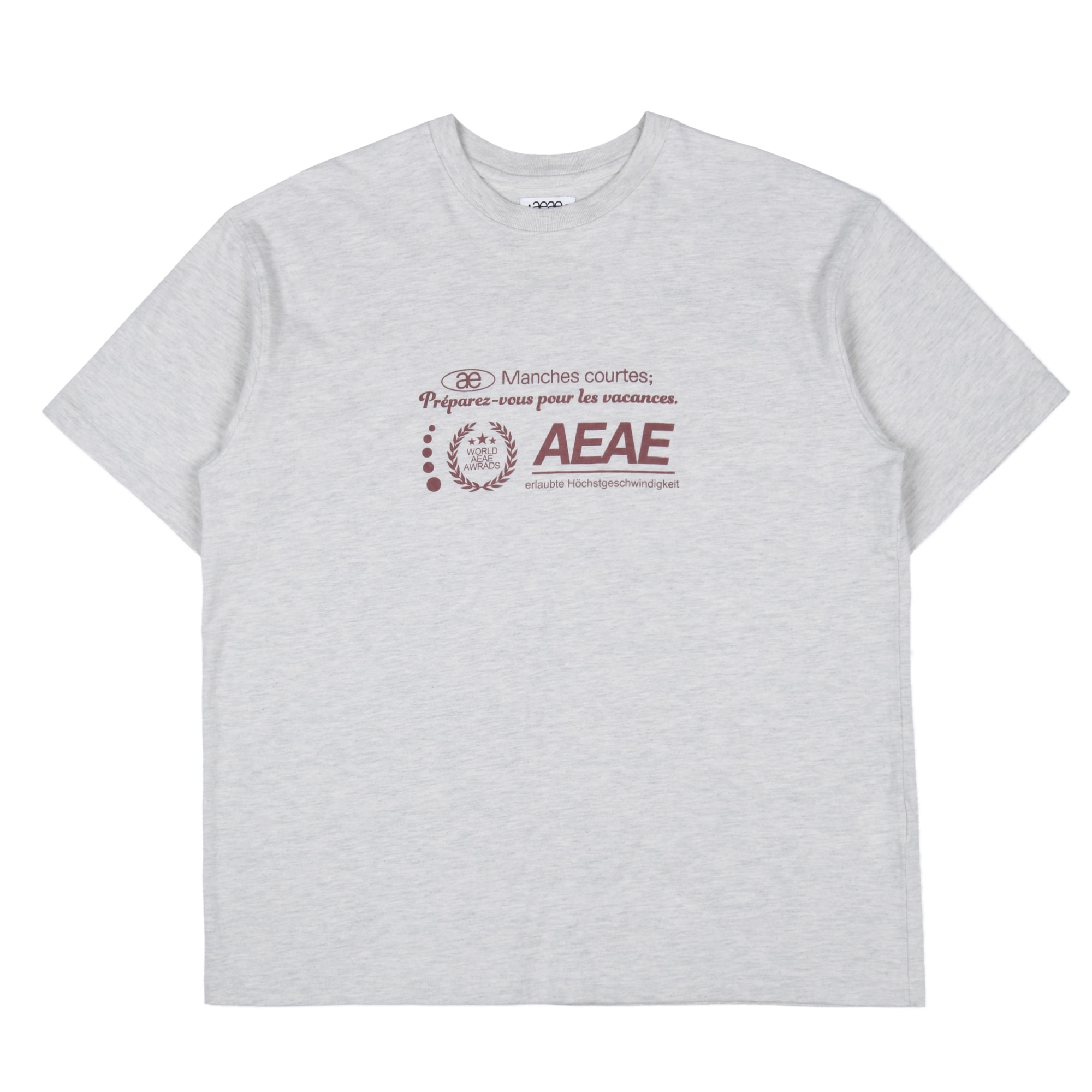 【aeae】 NEW LOGO T-SHIRTS : OATMEAL