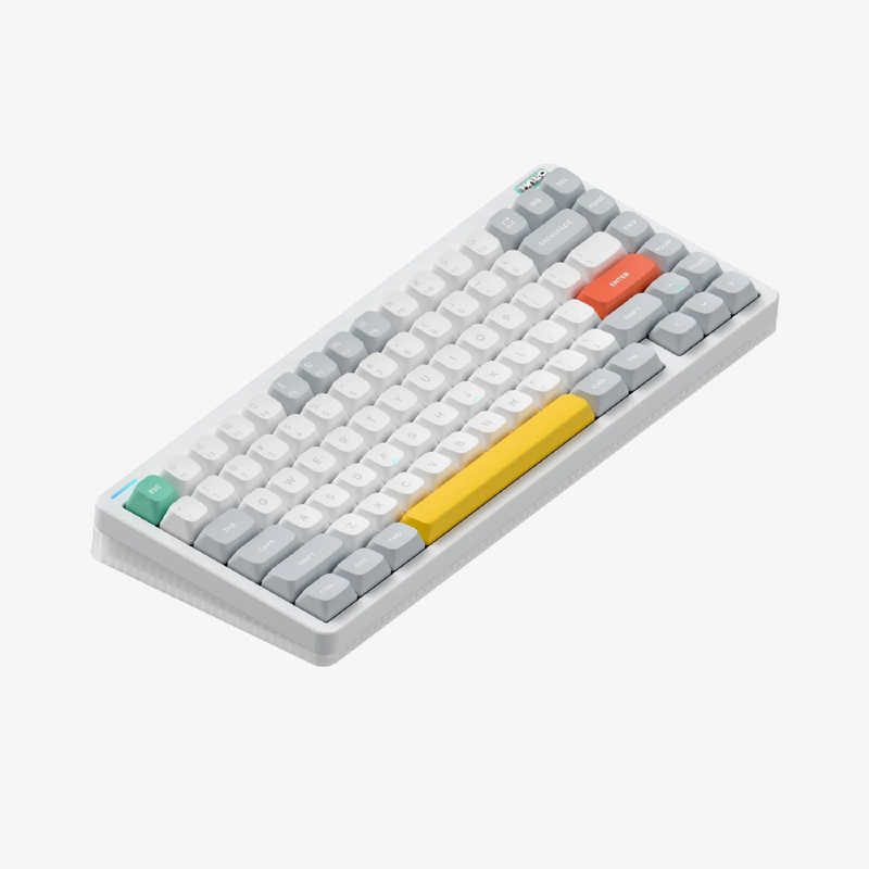 NUPHY　キーボード Halo75 V2(ミント軸・英語配列) ［有線・ワイヤレス /Bluetooth・USB］ ホワイト　w75v2m