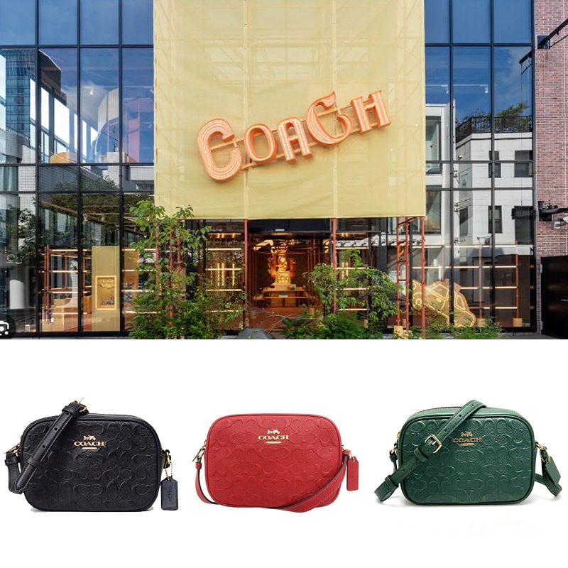 MINI JAMIE CAMERA BAG IN SIGNATURE LEATHER CC943