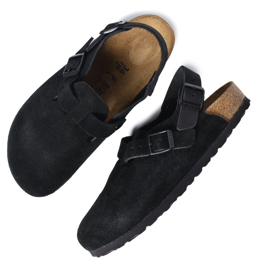 BIRKENSTOCK TOKIO 2 SUEDE ( NARROW FIT ) BLACK ビルケンシュトック トキオ スエード レディース サンダル 黒 BOSTON ボストン 1028348