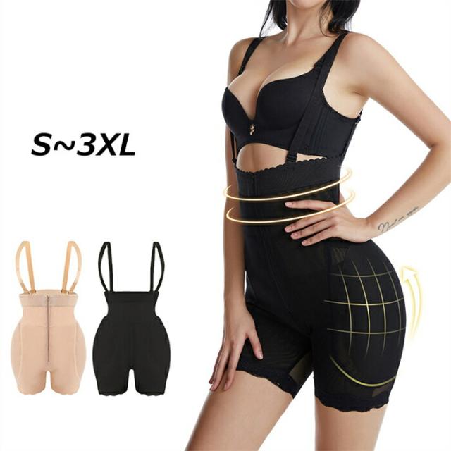 【期間限定50％OFF】ボディスーツ 補正下着 ショート丈 オープン バスト インナー ボディーシェイパー 装着便利 産後ケア お腹引き締め バストアップ ヒップアップ ダイエット コルセット 夏用