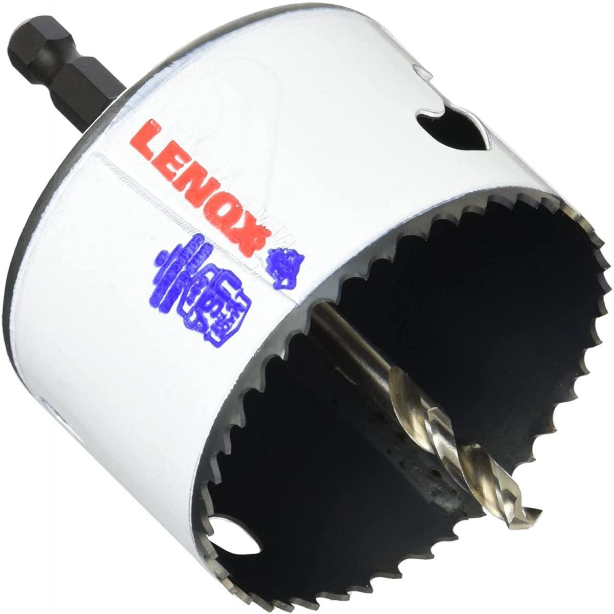 LENOX スピードスロット 軸付 バイメタルホールソー 76mm レノックス 5121038