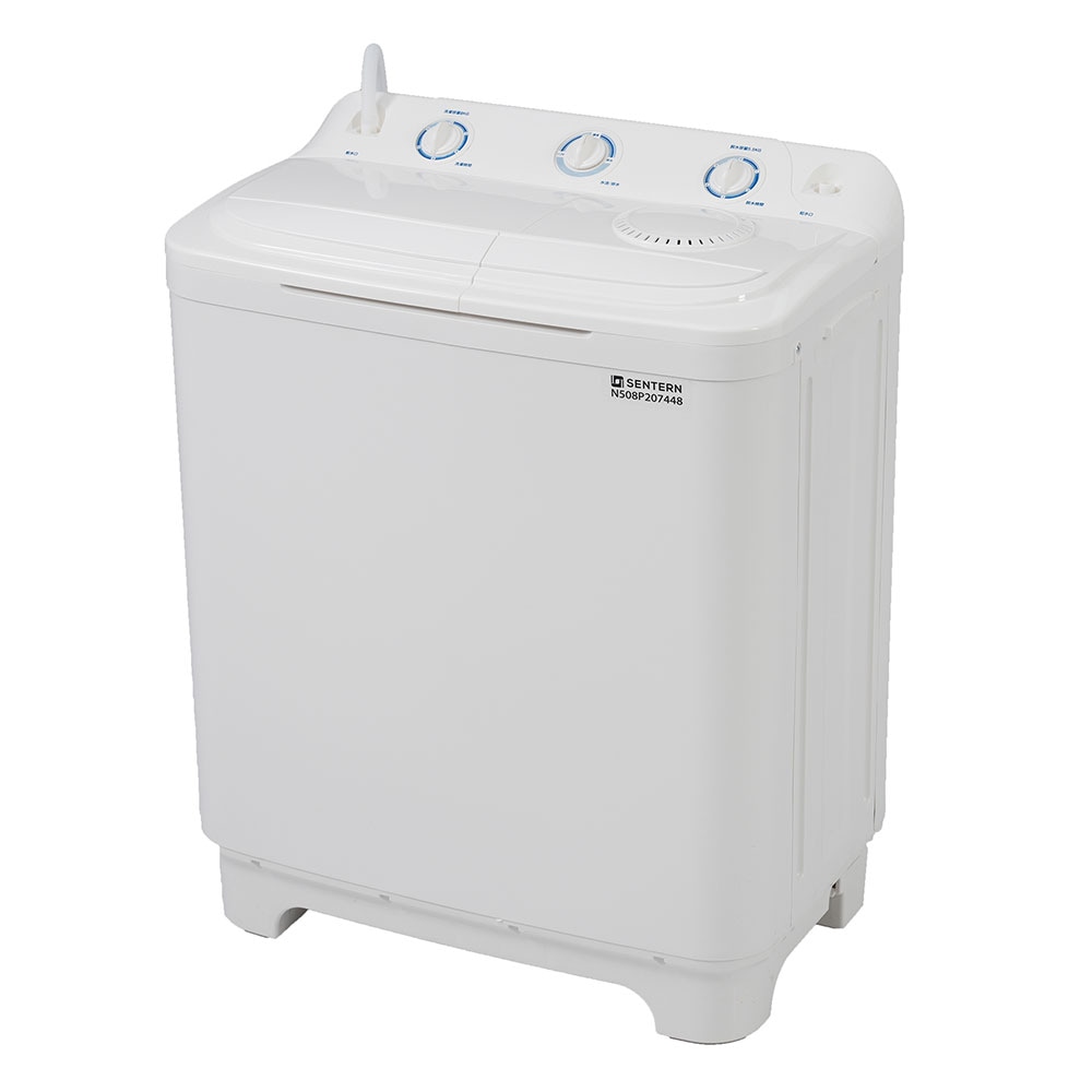 二槽式洗濯機 縦型洗濯機 洗濯8kg/脱水槽5.5kg 大容量 タイマー機能付き コンパクト 小型洗濯機 節電 二槽式洗濯機 ステンレス槽 まとめ洗い 縦型洗濯機 部屋干し 引越し 家庭用 家電 新生