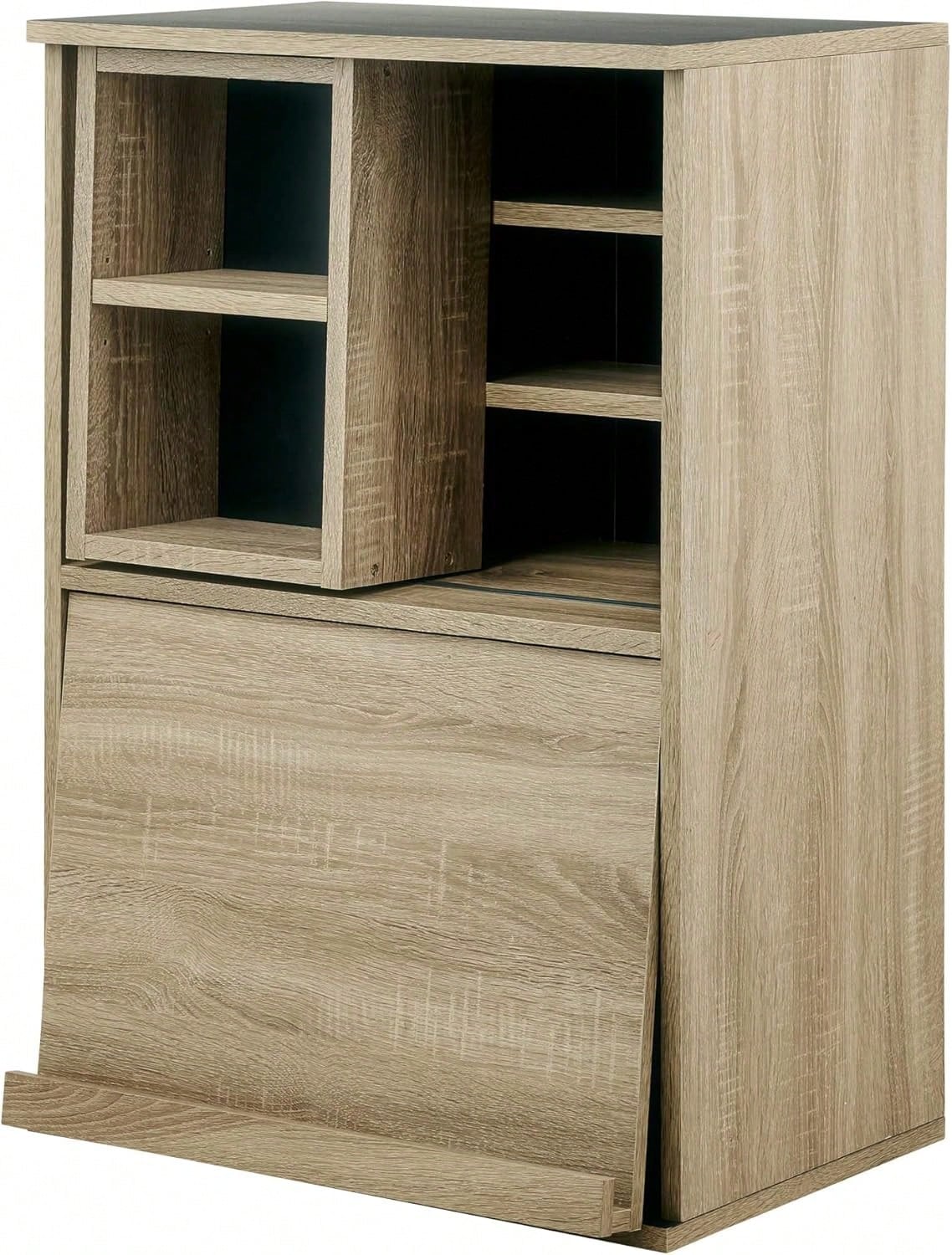 キッチン収納 幅60 食器棚 ロータイプ コンパクト 調味料 フラップ扉 (C フラップ扉)