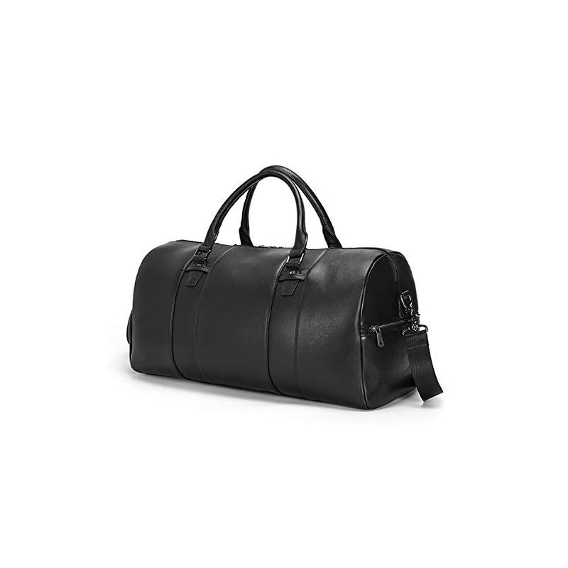 Masa Kawa 雅革 ボストンバッグ 本革 牛革 2WAY 機内持ち込み 底鋲付き 靴収納 防水 軽量 大容量 手提げ レザー 出張 旅行 トラベル スポーツ 修学旅行 メンズ ブラック