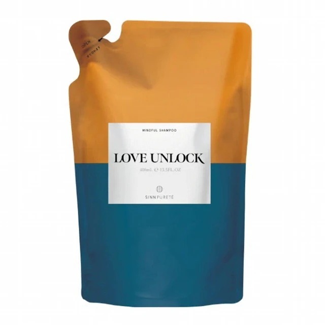 [国内正規品]シンピュルテ マインドフル シャンプー/LOVE UNLOCK 1000ml(レフィル） SINN PURETE 日本生まれ オーガニック サイエンス MINDFUL BEAUTY