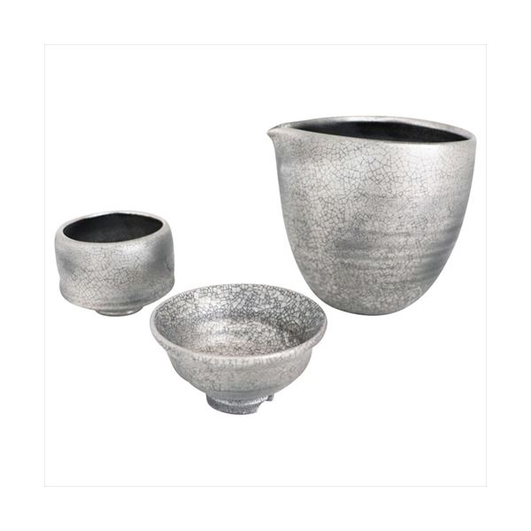 萩焼 銀彩 冷酒器 K51104924