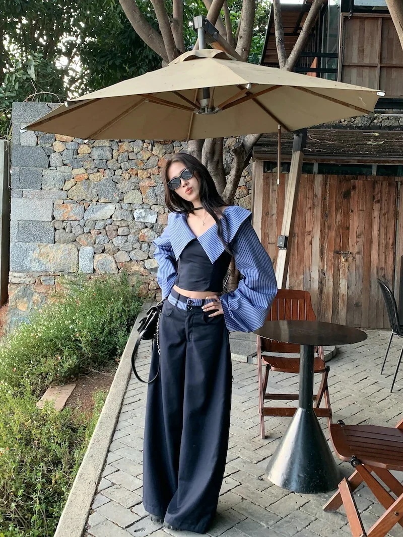 【急速出荷!】25 トップス シャツ ブラウス 長袖おしゃれ ラウンドネック 白 ホワイト ゆったり かわいい フレンチ 甘め おしゃれ 韓国ファッション レディース お出かけ