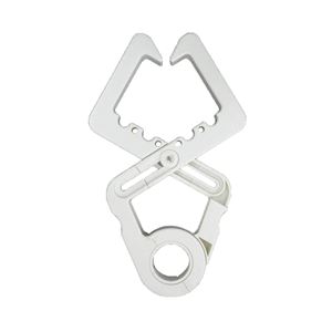 (60個セット) 物干しフック 室内物干し 約幅24×奥行14.2×高さ1.7cm ホワイト HOS クロスフック 洗濯用品 ランドリー用品