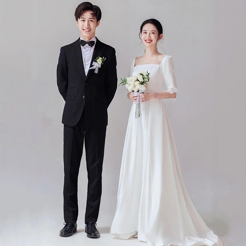 パーティードレス新作 花嫁ロングドレス 結婚式ワンピース 司会 二次会 演奏会 発表会 披露宴 花嫁 花嫁の介添え人 ワンピース ロングドレス ウエディングドレス 花嫁 結婚式 お呼ばれ