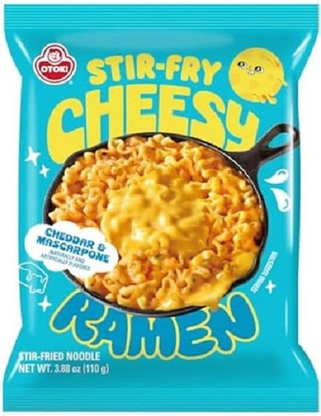 【送料無料】オットギ チーズラーメン チージ 炒め麺 チェダー&マスカルポーネ 110g×32袋／韓国食品 韓国お土産 韓国ラーメン 乾麺 インスタントラーメン