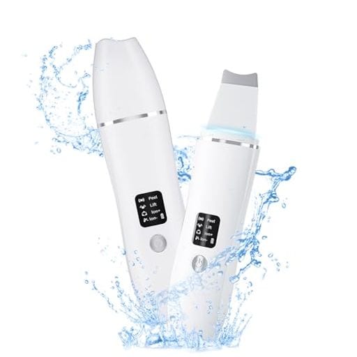 ウォーターピーリング コードレス LED液晶ディスプレイ 軽量 超音波ピーリング 小型 コンパクト 10MIN自動電源オフ USB充電モデル 超音波振動 ワンボタン簡単操作 男女兼用 持ち運び便利 旅