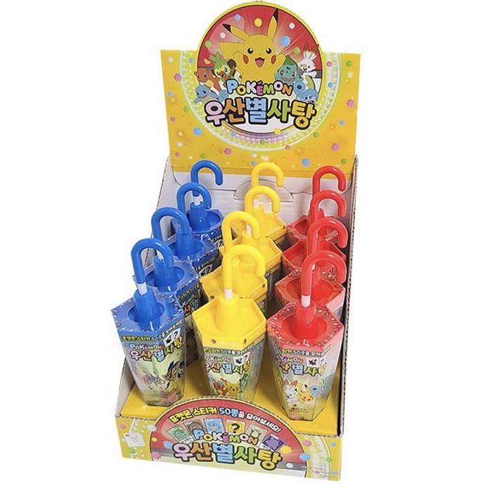 ポケットモンスター傘星キャンディステッカー50種12個韓国キャンディおやつ菓子tiktok