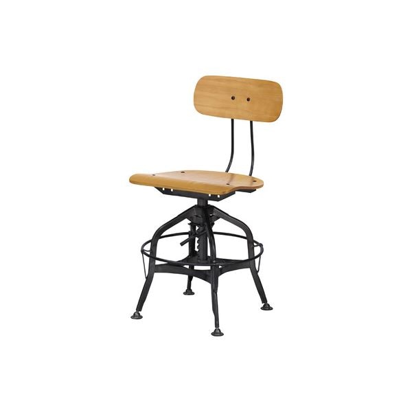 パーソナルチェア ダイニングチェア 幅50cm ナチュラル ラッカー塗装 スチール リビング 在宅ワーク 店舗 インテリア家具 14,523円