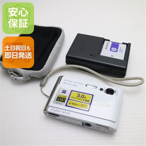 新品同様 Cyber-shot DSC-T70 ホワイト SONY デジカメ 199