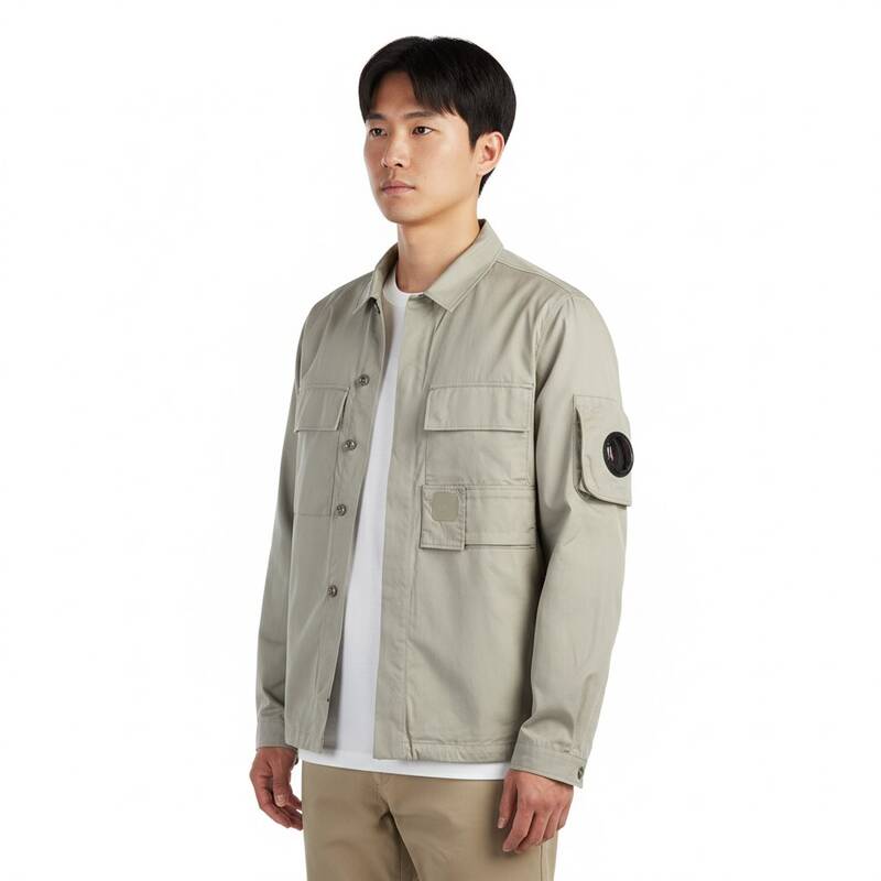 [ラベッルッソ] メンズ ギャバジン シャツジャケット 15CLSH042A 006472A 335