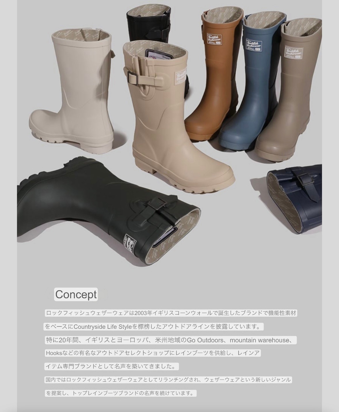 Original rain boots short