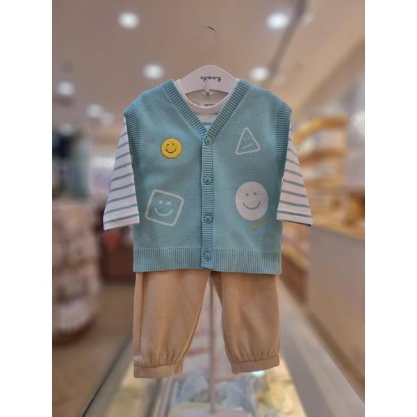 セーブゾーン06 スマイルニットベスト3点セット 01T123202 (S44879586)