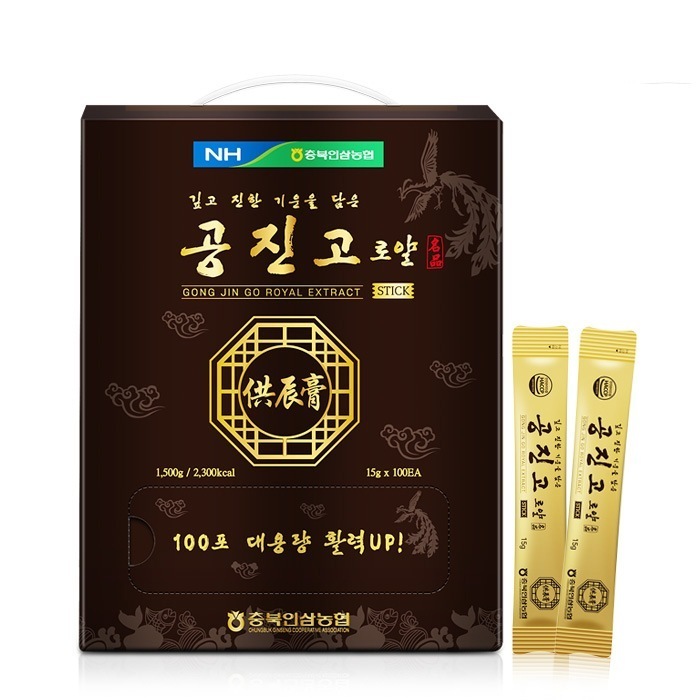 [忠北人参農協] コンジンゴロイヤルスティック100包(10gx100包)深くて濃い気運を込めた！