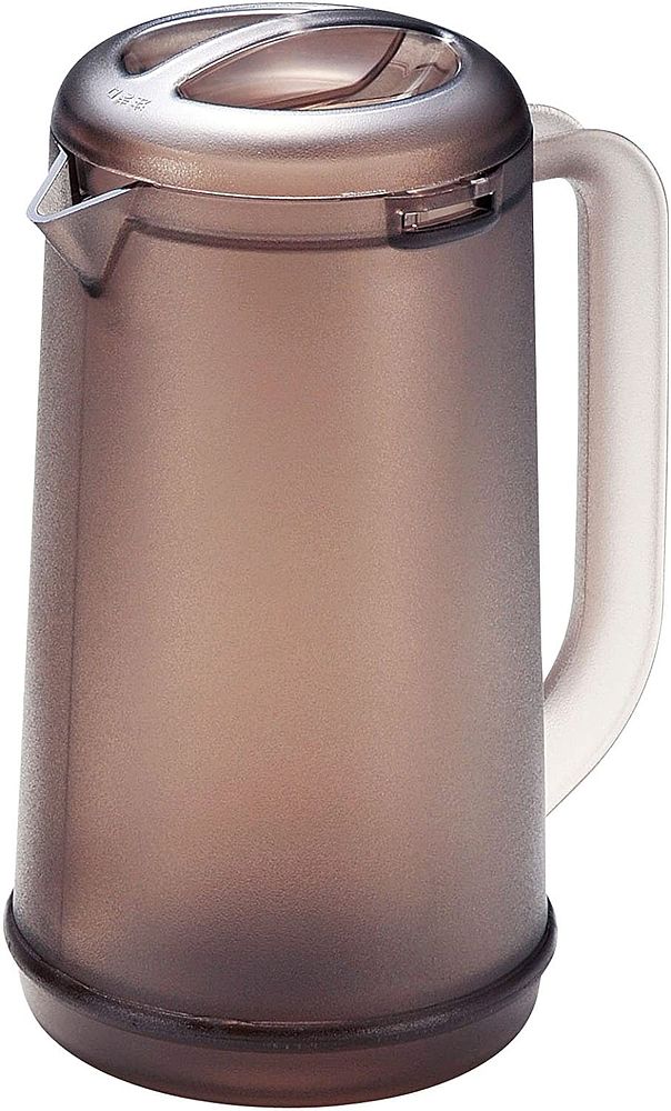 （まとめ買い）本間冬治工業 ポリカーボ ノンウェットピッチャー 1.2L スモーク [x3]
