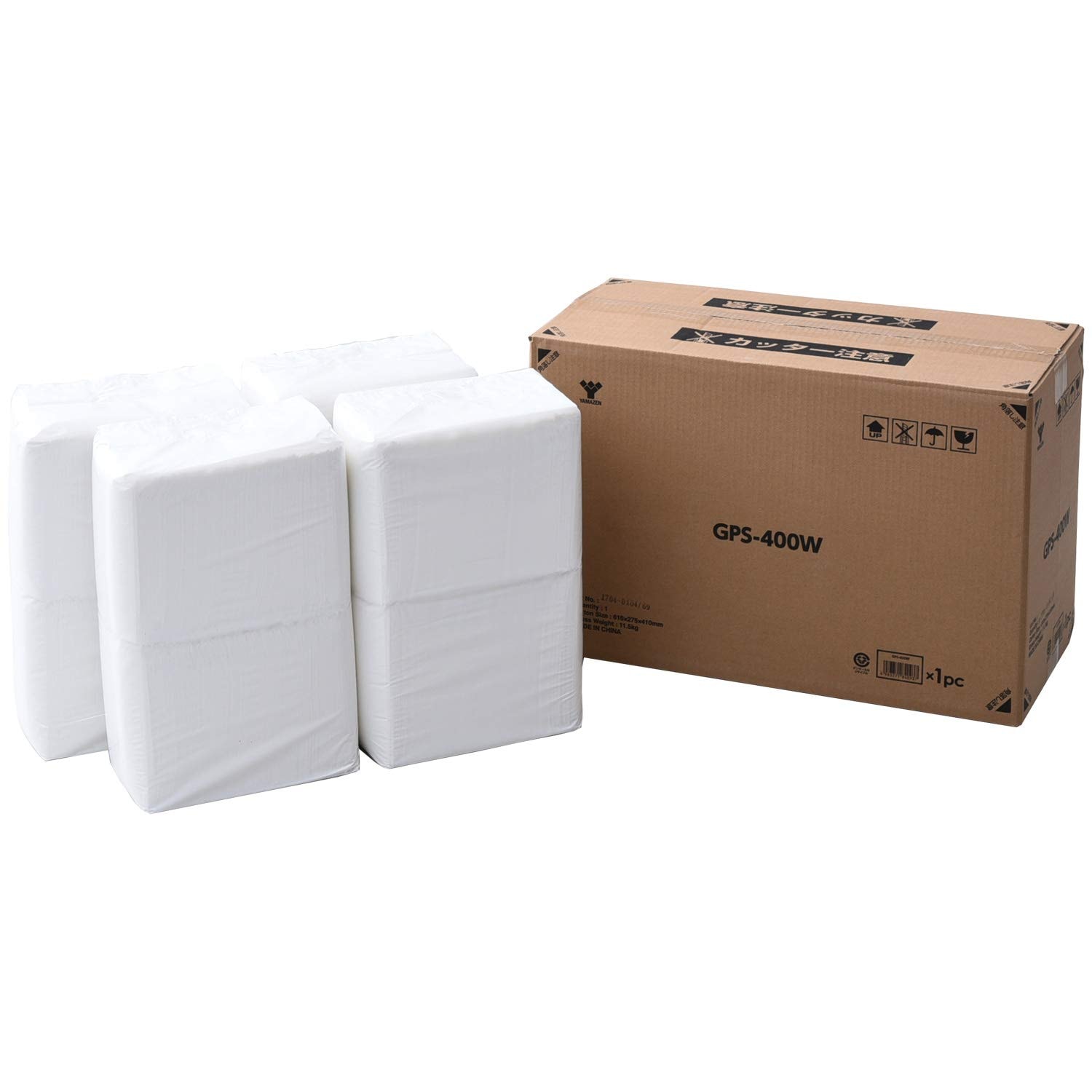 山善(YAMAZEN) ペットシーツ 薄型 ワイド 消臭 小型犬・中型犬 400枚入 1回使い捨て トイレシート GPS-400W