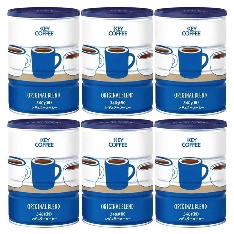 6個セット缶オリジナルブレンド（340g） コーヒー 珈琲 コーヒー豆 オリジナルブレンド 缶 通販 メガ割 5,995円