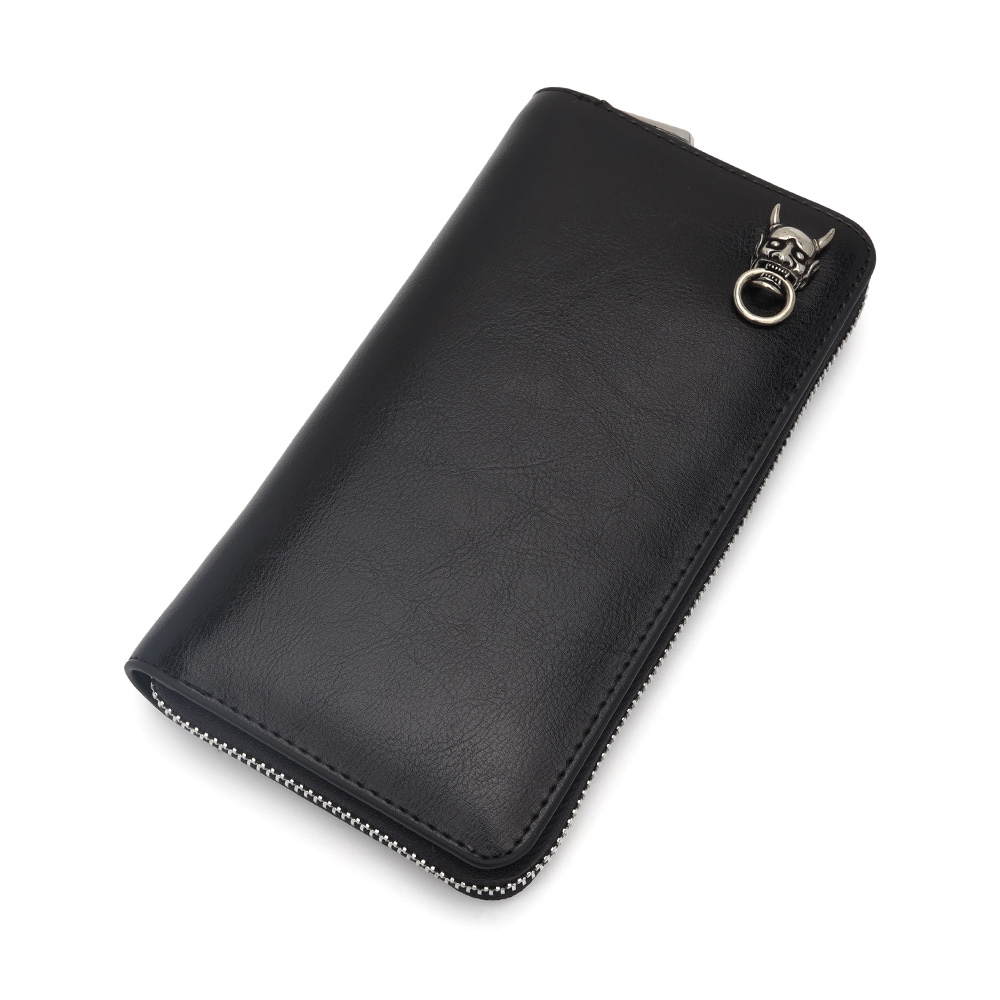 本革 長財布 鬼面コンチョ [l010]