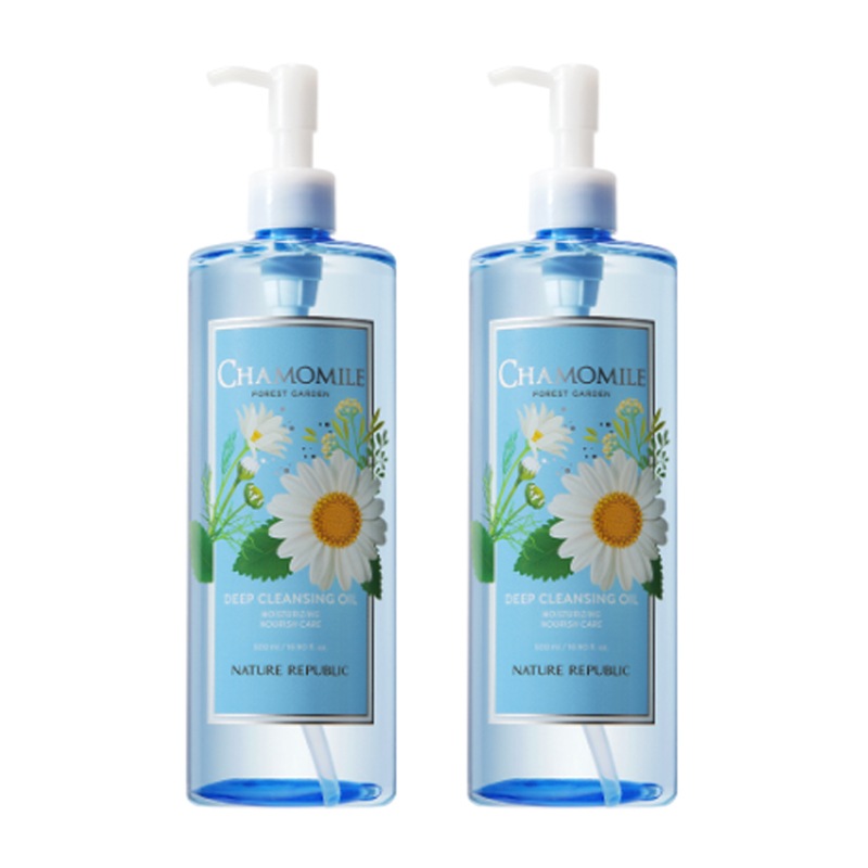 [1+1] フォレストガーデン カモミール クレンジングオイル 500ml+500ml / 韓国コスメ