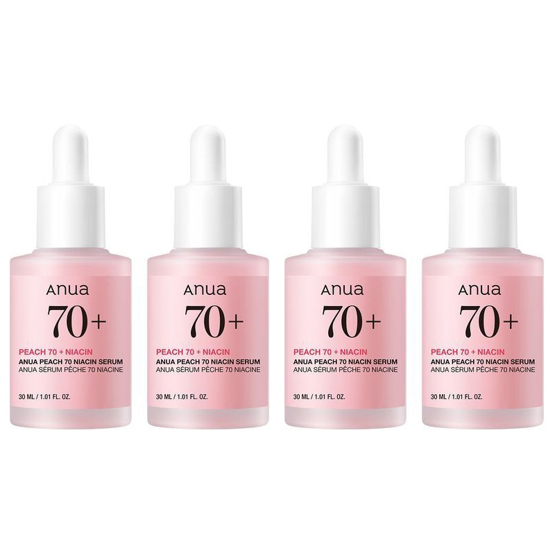 桃 70 ナイアシン セラム 30ml + 30ml + 30ml + 30ml 大容量 企画 セット (計120ml)