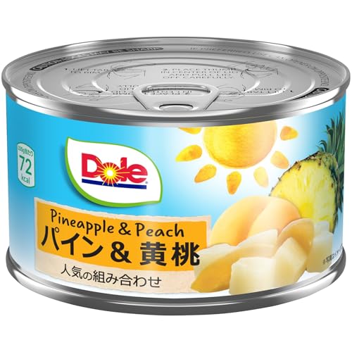 ドール　缶詰　パイン＆黄桃　227gx24個