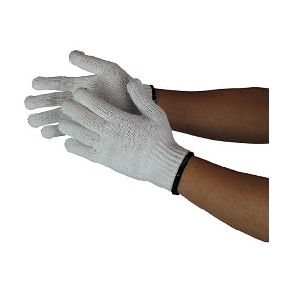 （まとめ）選べるサイズ 強力3本編軍手 M 16-M 1パック（12双） [x5セット]