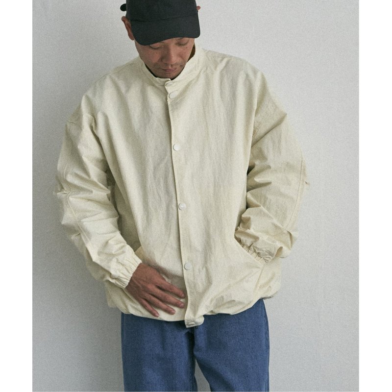 スタンドカラー裾ドロストブルゾン 24SS