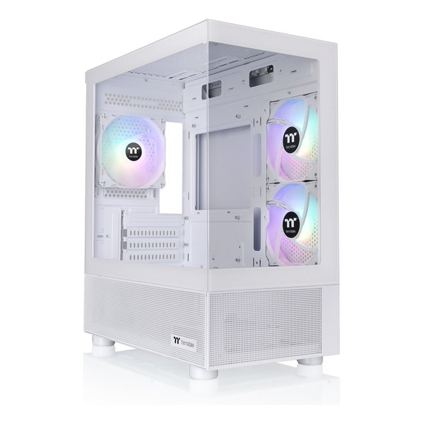 ミニタワー型PCケース View170 TG ARGB Snow ピラーレスデザイン/microATX/ホワイト CA-1Z4-00M6WN-00