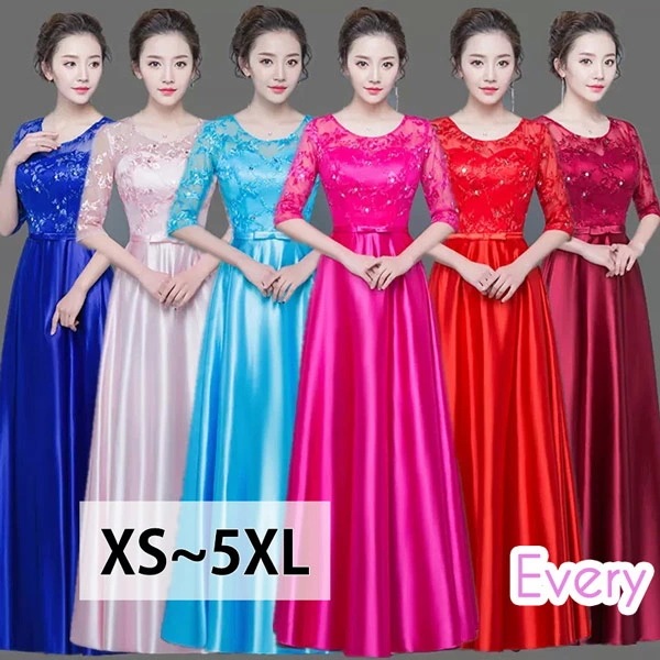 ドレス 大人 ピアノ 発表会 ドレス 大人 ロングドレス 母親 結婚式 ミセス向けドレス 9size 6color イブニングドレス 透明感あり レース カラオケドレス 30代 40代 50代 60代