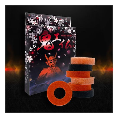 他サイト： 鬼輪-kirin- エイム向上リング 橙鬼 シリコン素材/高耐久性/硬さ3種類/計6個入り ONIASRG002ASRTMTの商品画像